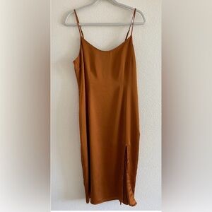 Abercrombie & Fitch Copper Midi Dress. Size L
